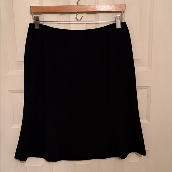 Dana Buchman Dresses & Skirts - Dana Buchman Classic Black Wool A-Line Skirt 10 P